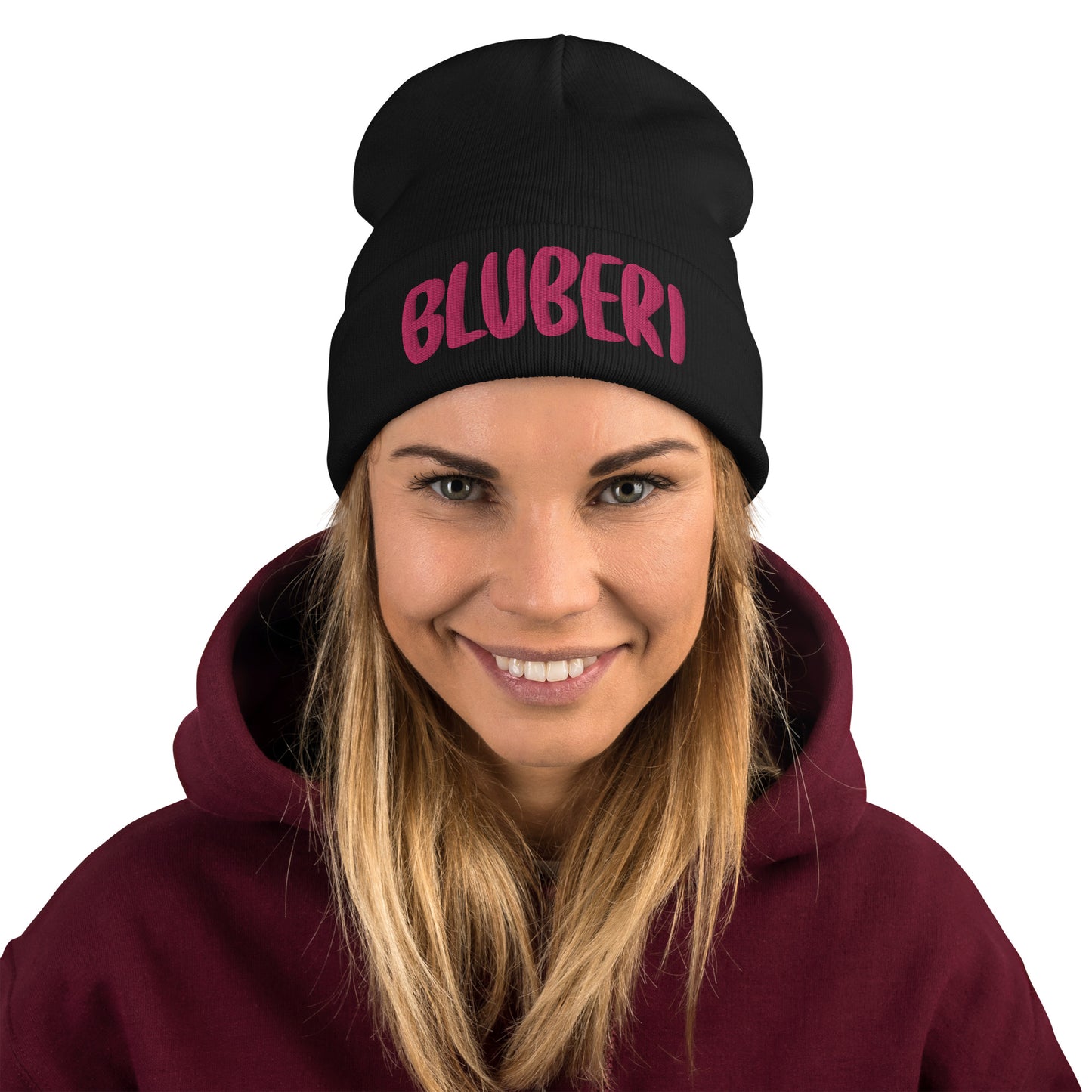 Bluberi Embroidered Beanie