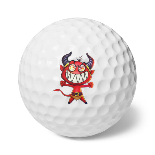 Devil's Lock Golf Balls - 6 Pack