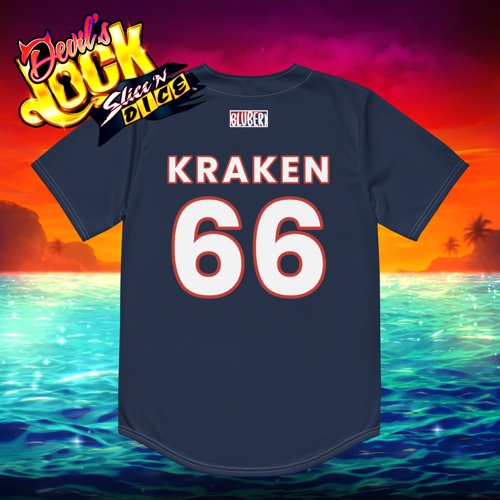 Maillot de baseball recyclé Crimson Kraken