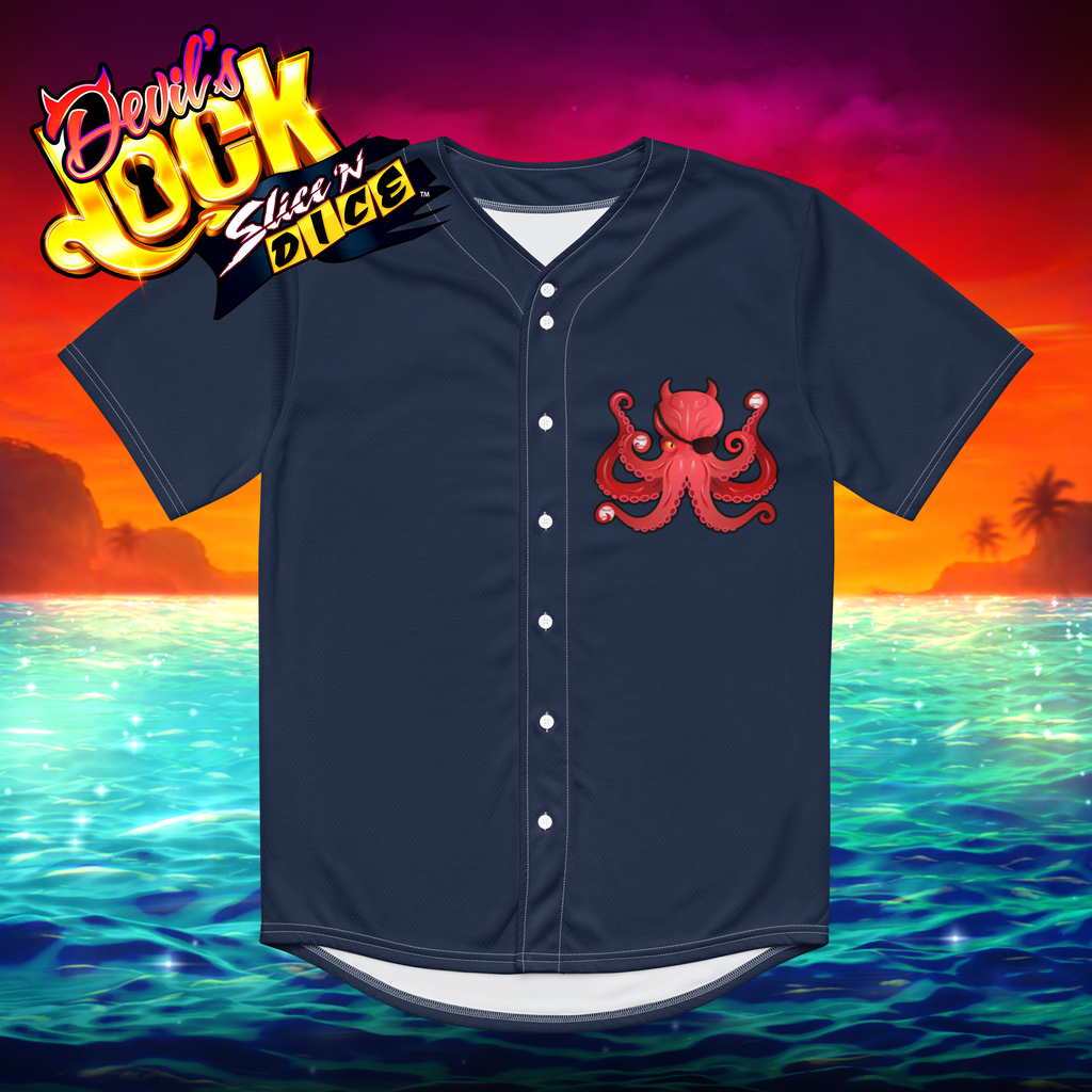 Maillot de baseball recyclé Crimson Kraken