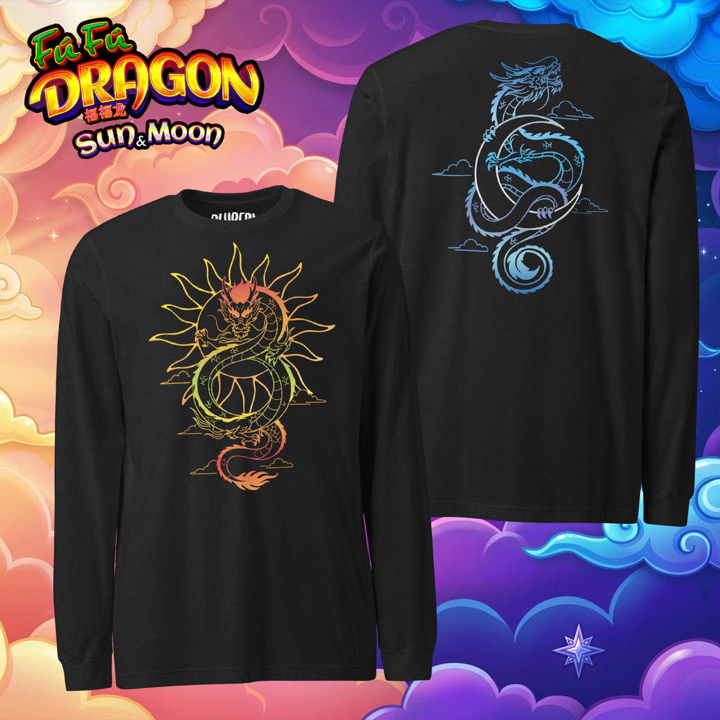 Fu. Shop Fú Fú Dragon Sun & Moon Longsleeve Shirt – Bluberi Merch Store