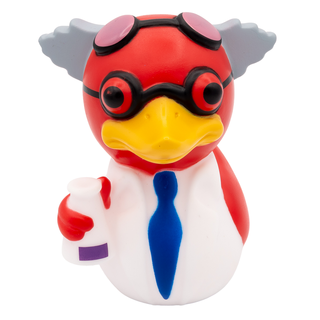 Canard en caoutchouc savant fou
