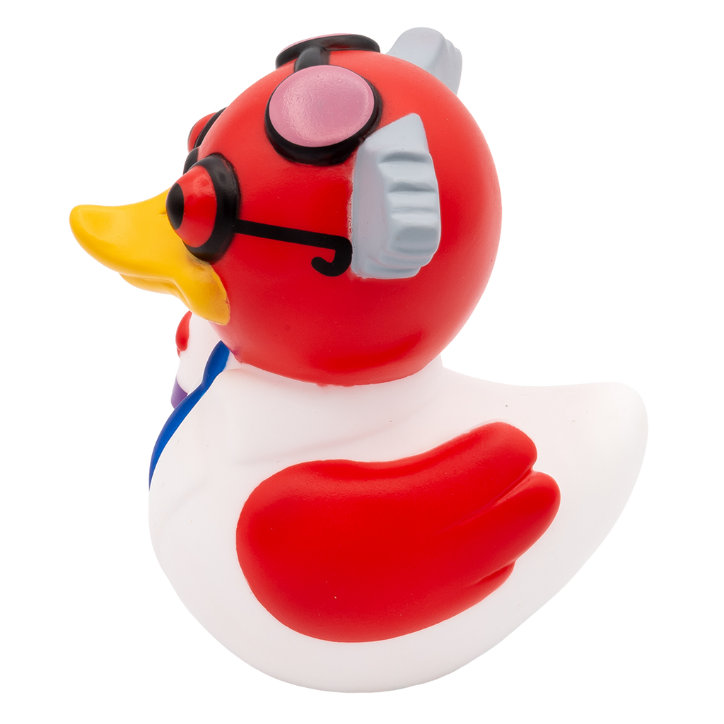 Canard en caoutchouc savant fou