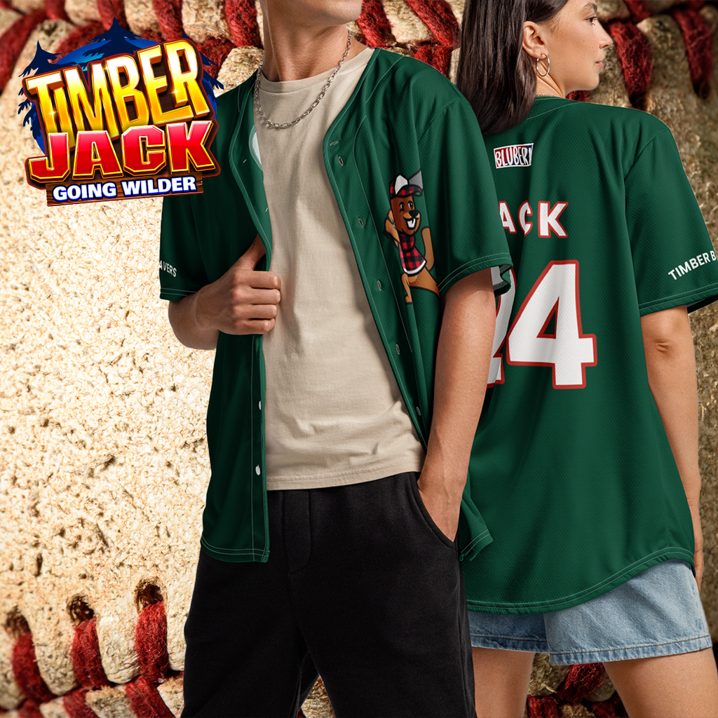 Timber Beavers Recycled Baseball Jersey