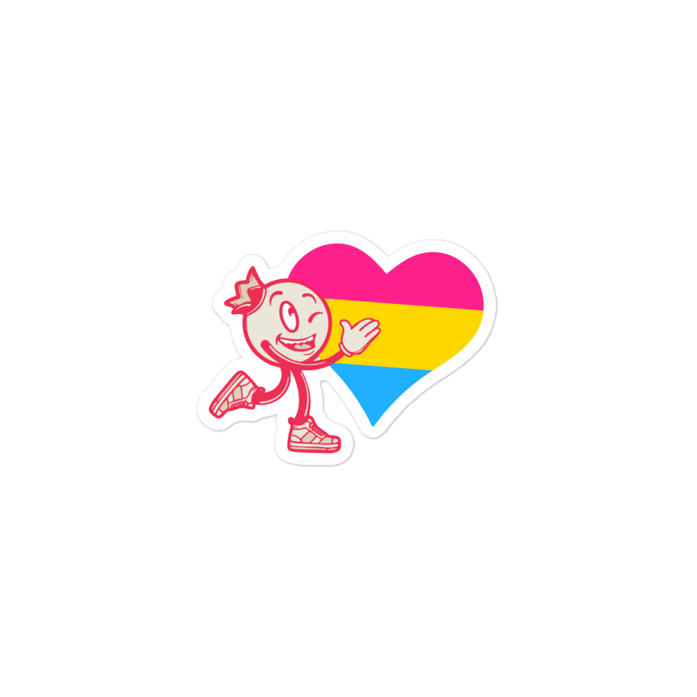 Pride Sticker (Pink/Yellow/Blue)