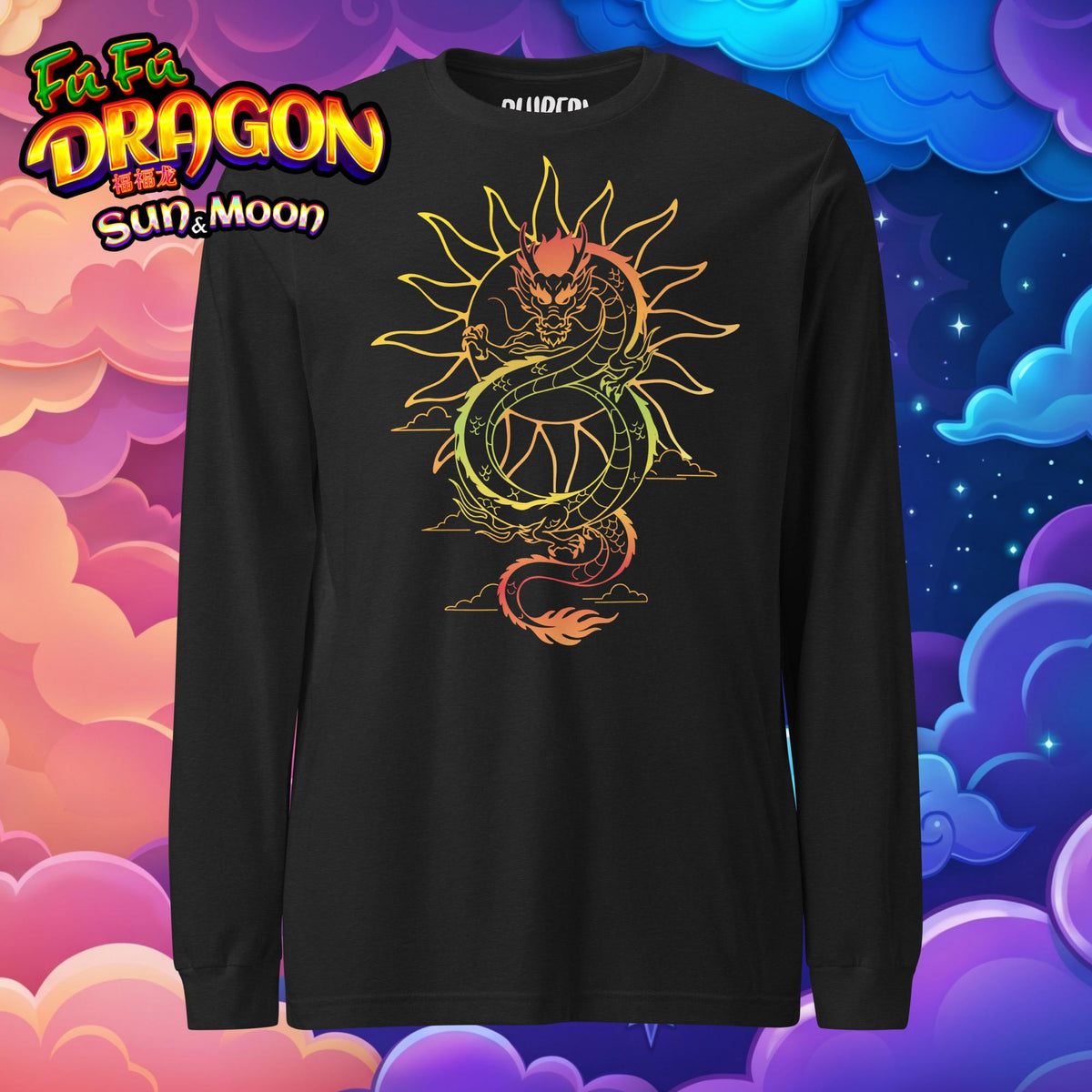 Fú Fú Dragon Sun & Moon Longsleeve Shirt – Bluberi Merch Store