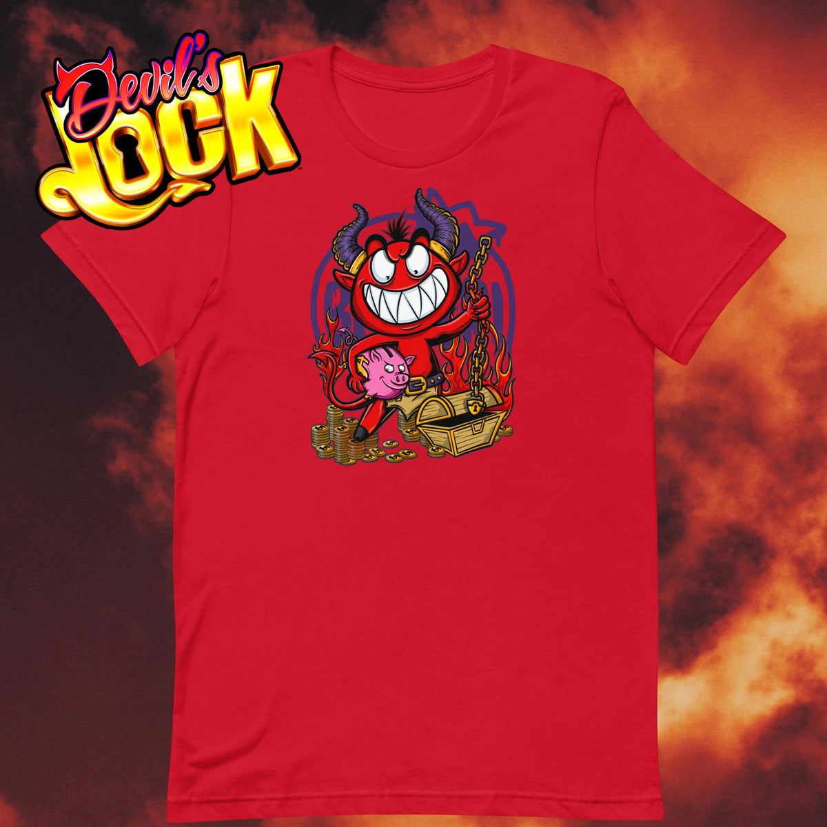 Merch Lock Devil's Lock Unisex T-shirt – Bluberi Merch Store