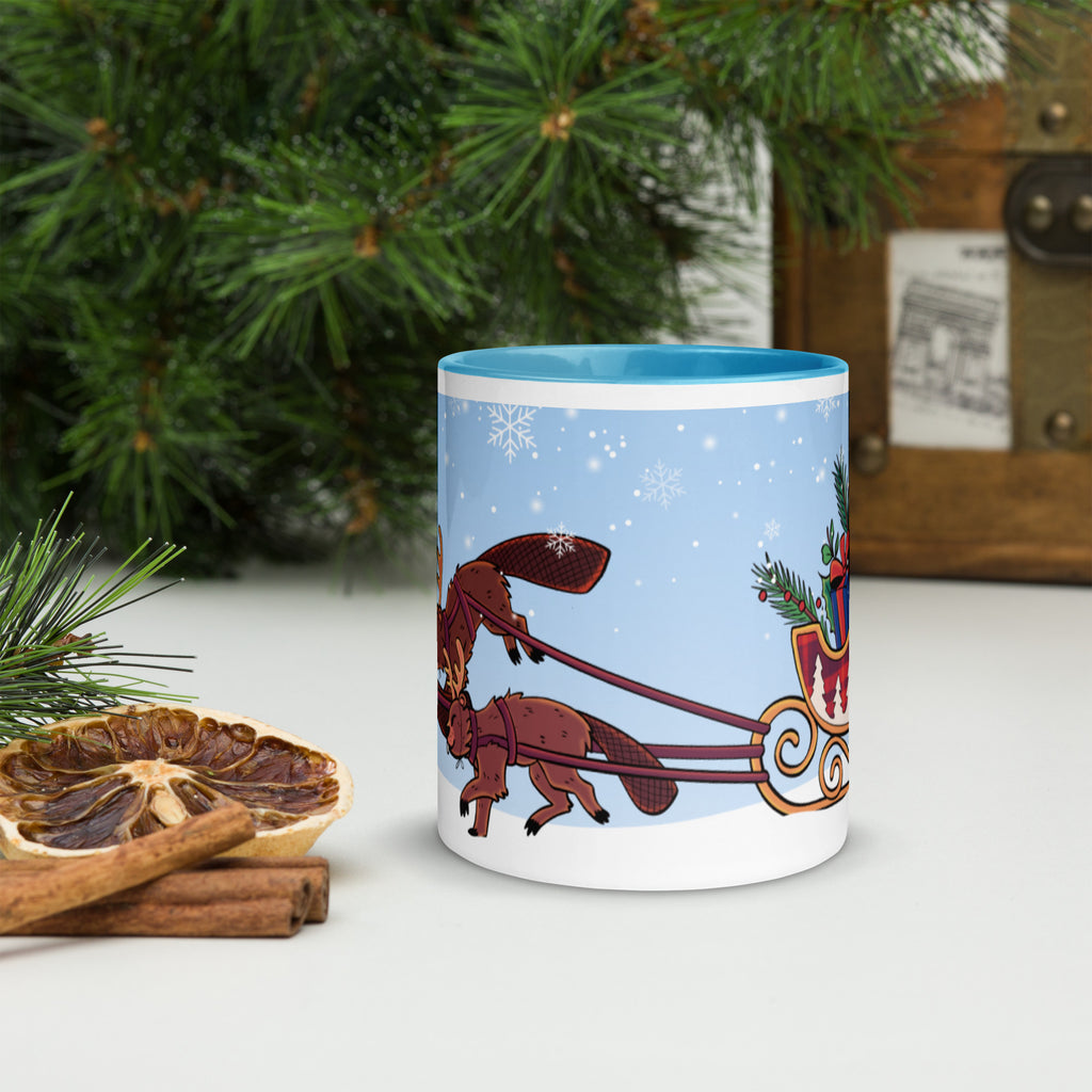 Beaver Sled Timber Jack Mug