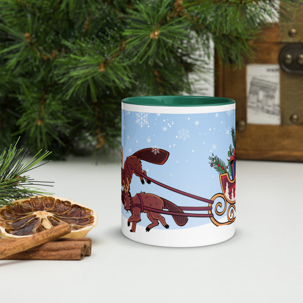 Beaver Sled Timber Jack Mug
