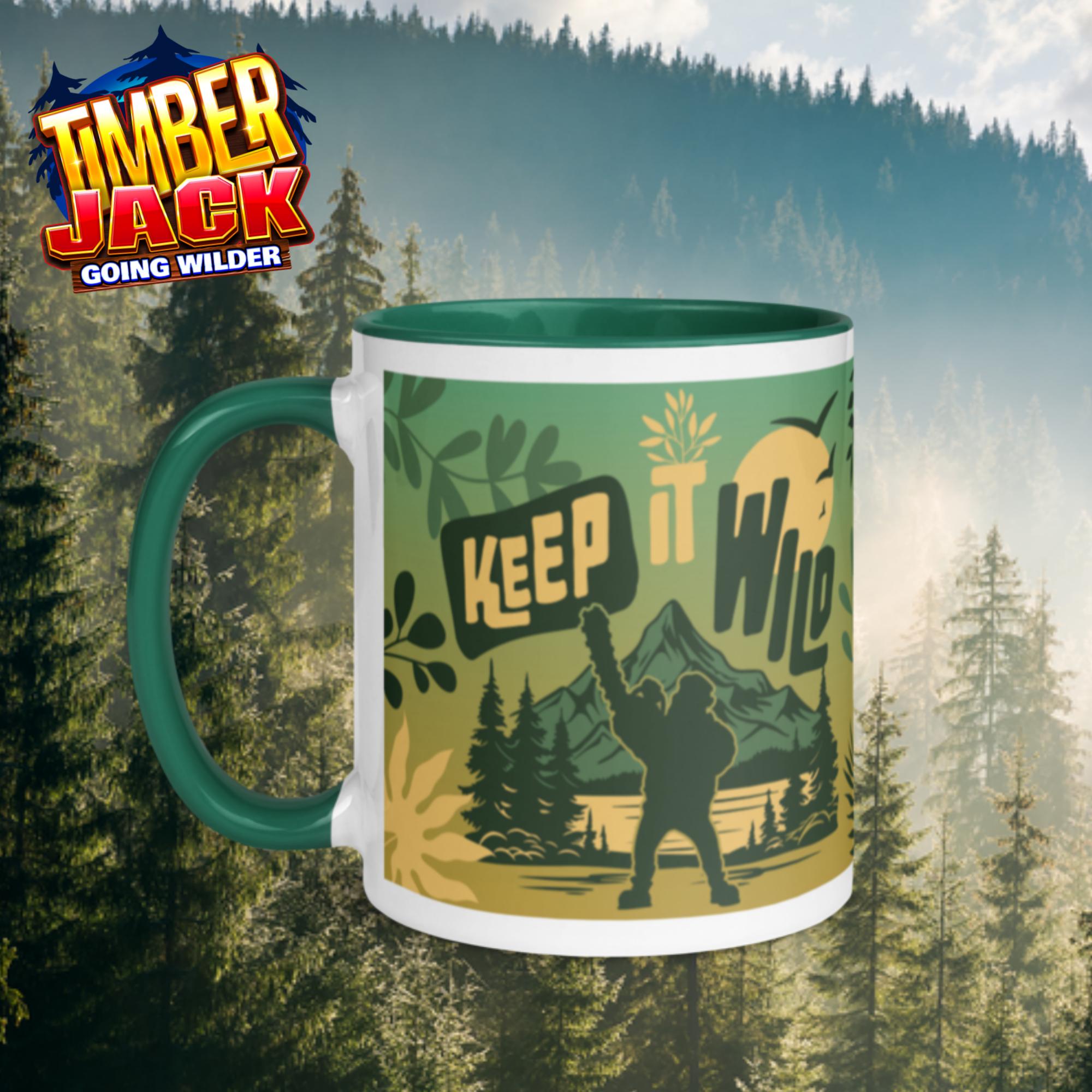 Tasse Timber Jack Wild avec intérieur coloré