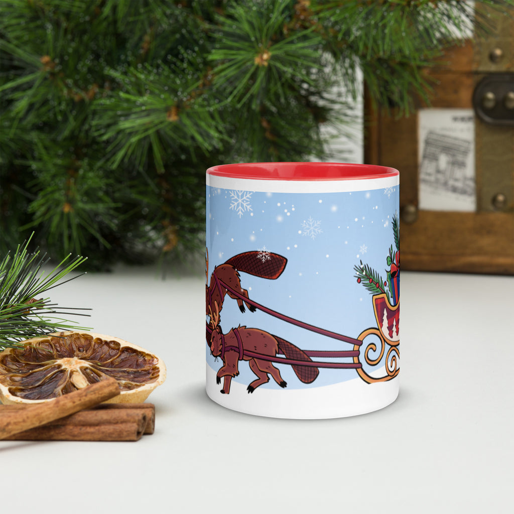 Beaver Sled Timber Jack Mug