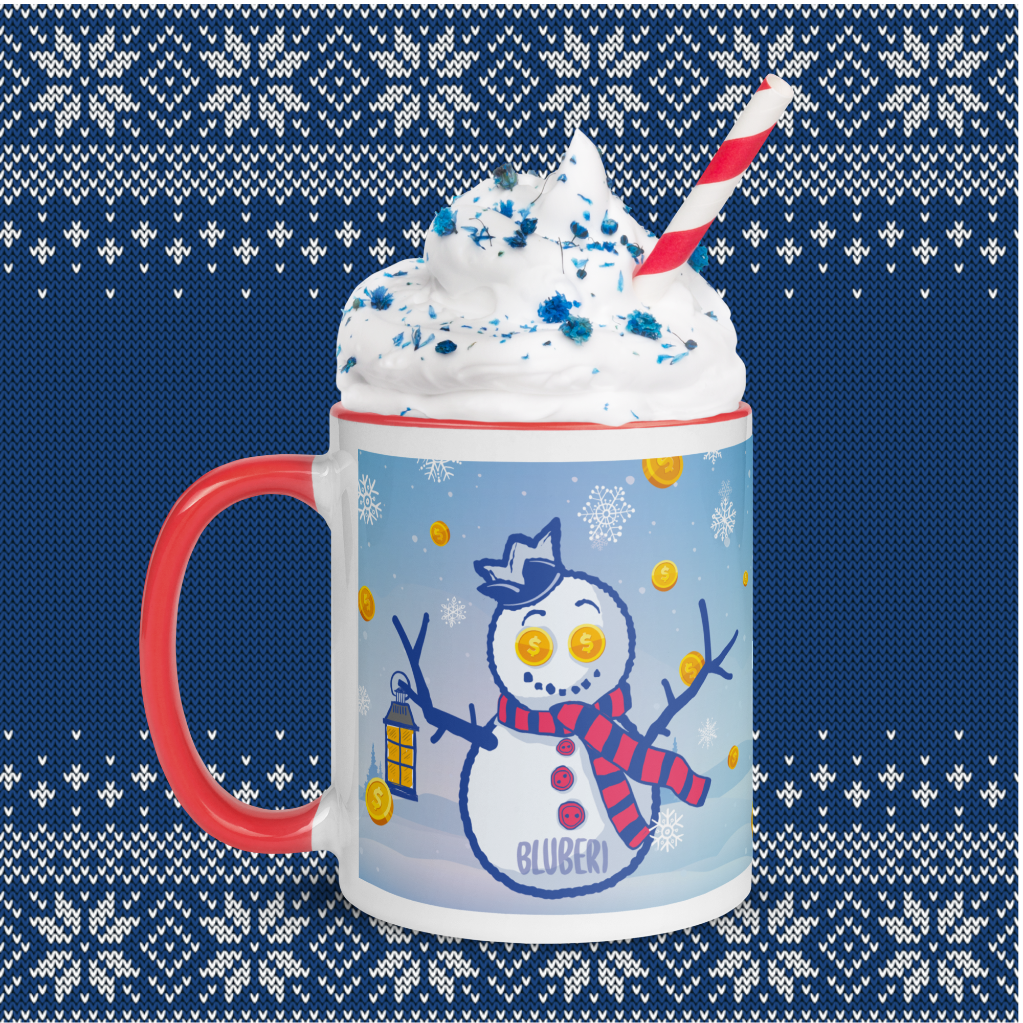 Tasse Blubert « Snow Much Money »